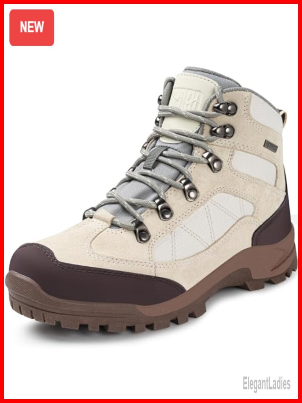 Waterproof Ankle Support Hiking Boots Suede Non-Slip Backpacking